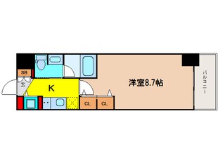 コンフォリア北浜の物件間取画像